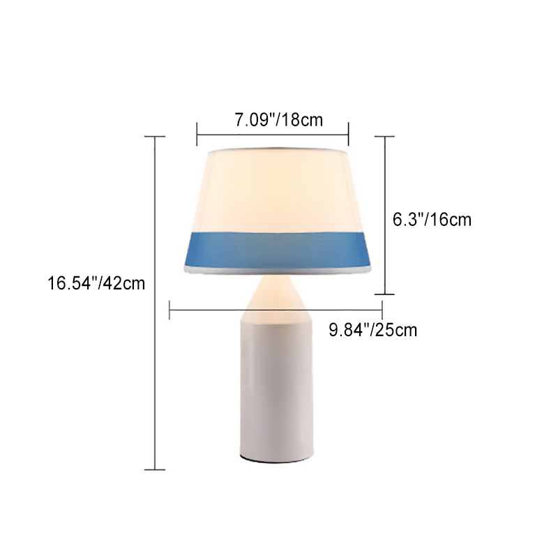 Lampe de table 1 lumière en tissu matériel forme de bouteille de vin créative contemporaine pour chambre 