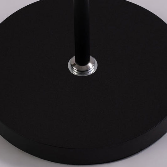 Lampe de sol moderne minimaliste en forme de tambour plissé en fer avec tissu à 1 lumière pour chambre 