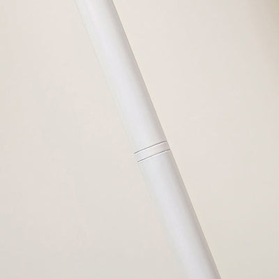 Modern Minimalist Drum Pleated Shape Iron Fabric 1-Light Standing Floor Lamp For Bedroom