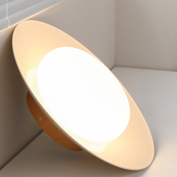Luz de techo montada semi-empotrada LED acrílica de hierro redondo japonés tradicional para sala de estar 