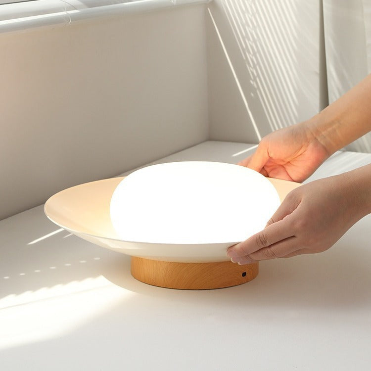 Luz de techo montada semi-empotrada LED acrílica de hierro redondo japonés tradicional para sala de estar 
