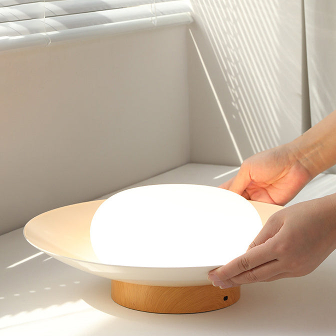 Luz de techo montada semi-empotrada LED acrílica de hierro redondo japonés tradicional para sala de estar 