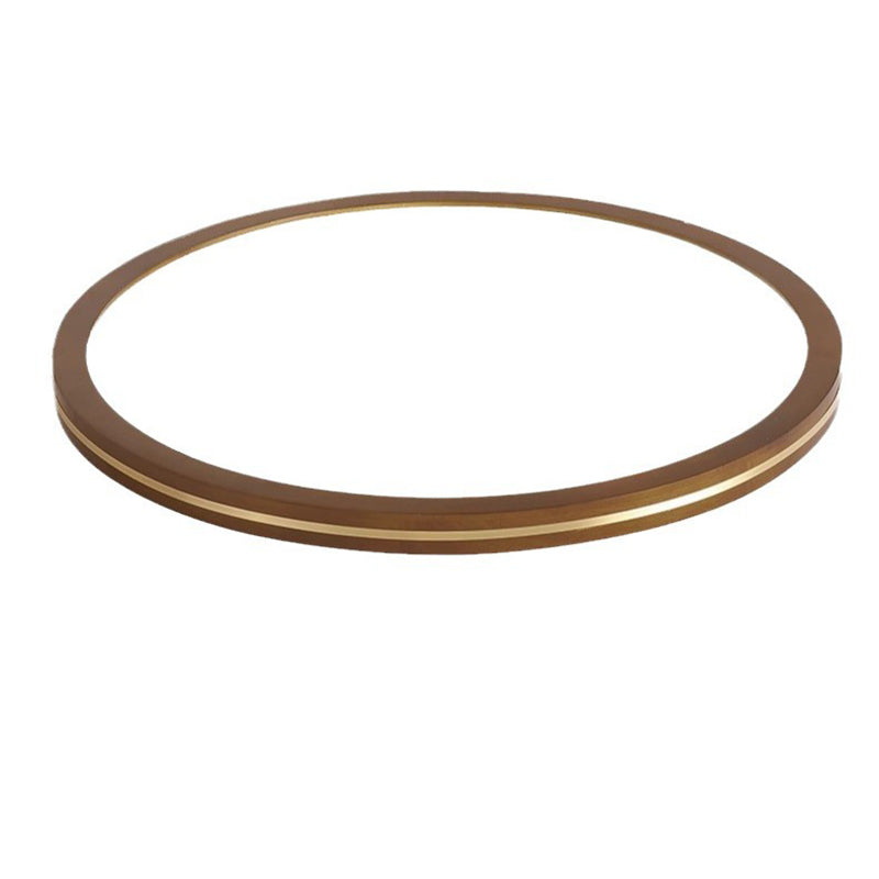 Moderne minimalistische runde quadratische rechteckige Holz-Acryl-LED-Deckenleuchte für das Wohnzimmer 