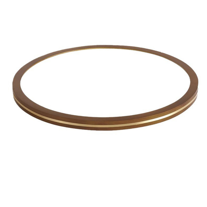 Moderne minimalistische runde quadratische rechteckige Holz-Acryl-LED-Deckenleuchte für das Wohnzimmer 