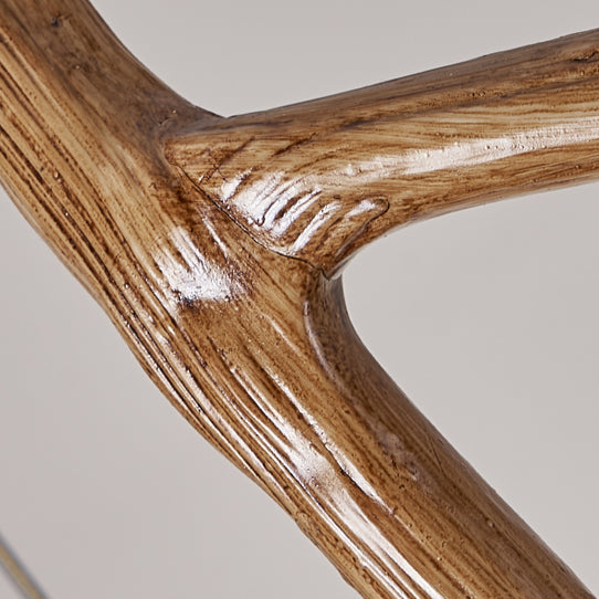 Lustre Art Déco Moderne en Fer et Résine avec Branches d&