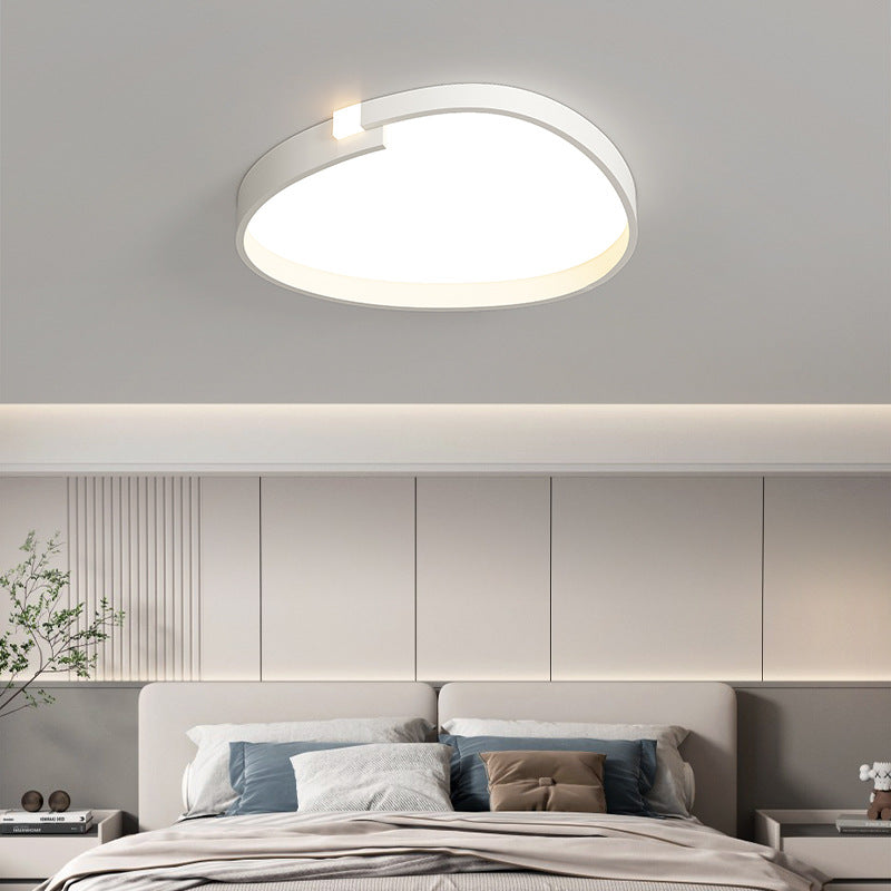 Contemporary Nordic Iron Acrylic Square Cloud Shade LED Flush Mount Ceiling Light For Living Room