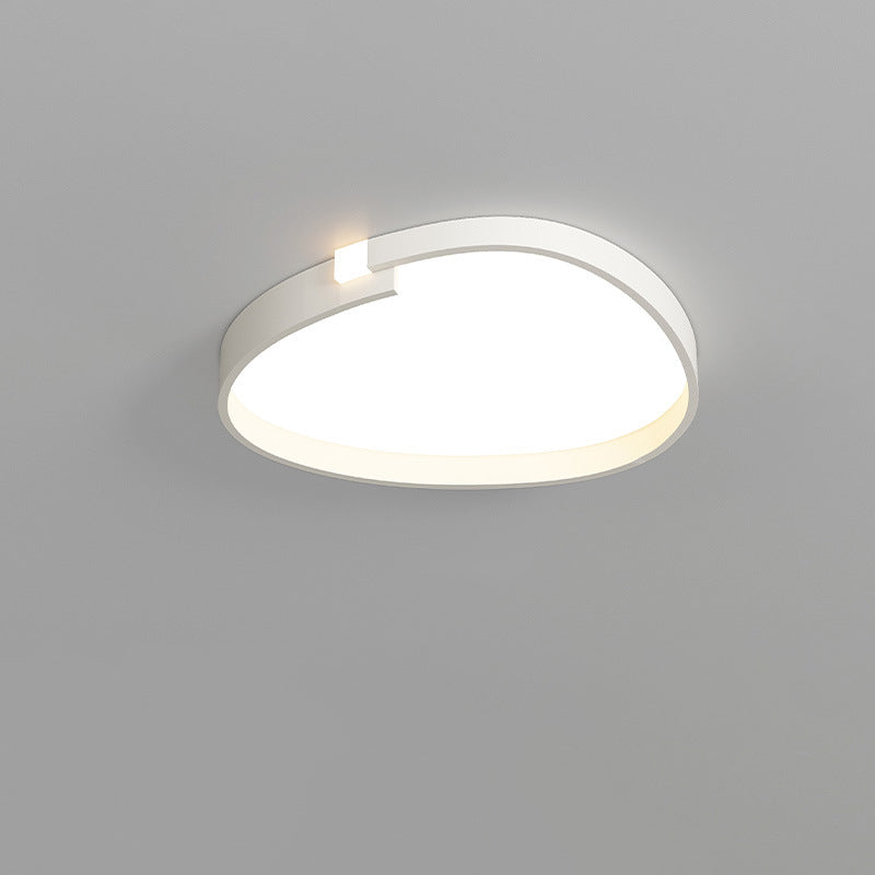 Contemporary Nordic Iron Acrylic Square Cloud Shade LED Flush Mount Ceiling Light For Living Room