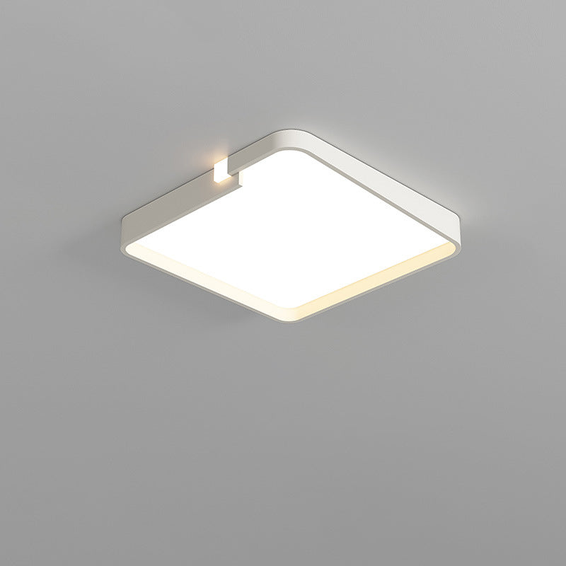 Contemporary Nordic Iron Acrylic Square Cloud Shade LED Flush Mount Ceiling Light For Living Room