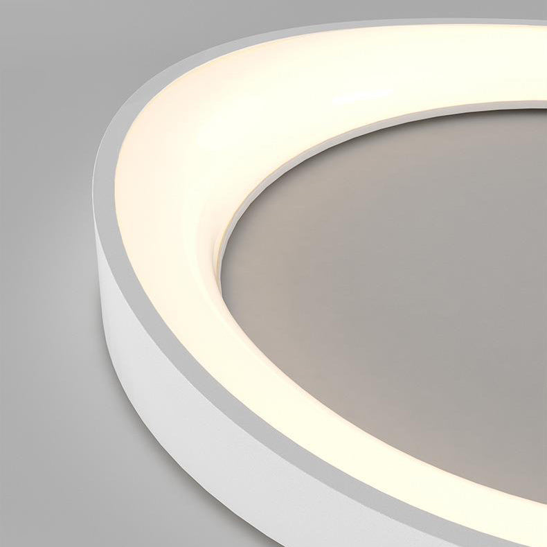 Lámpara de Araña LED de Hierro y Acrílico con Círculo Irregular de Simplicidad Moderna para Sala de Estar 