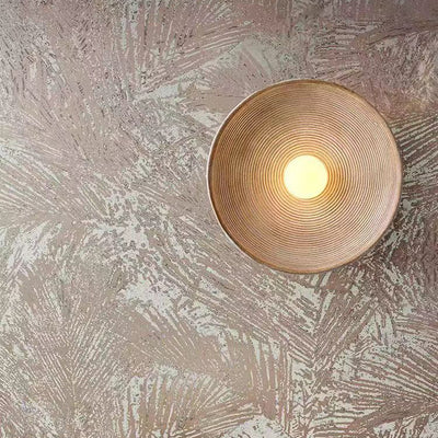 Applique murale 1 lumière en résine japonaise traditionnelle en forme d'anneau annuel pour salon 
