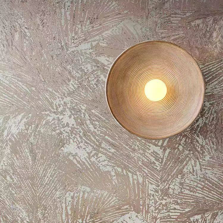 Applique murale 1 lumière en résine japonaise traditionnelle en forme d&