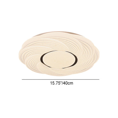 Lumière de plafond LED en acrylique fer modern simplicité carré rond pétale pour chambre 