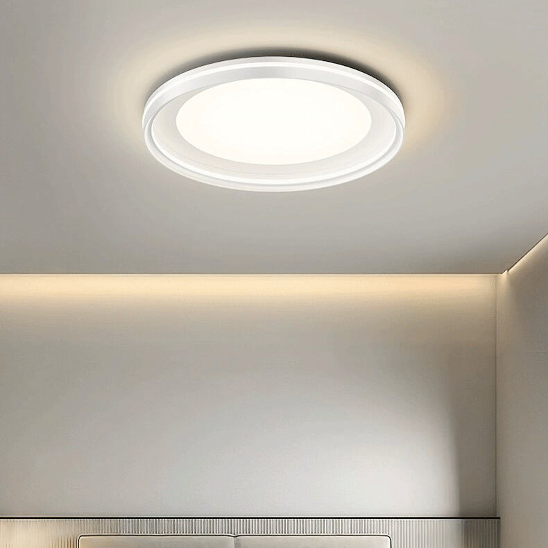 Luz de techo LED empotrada de hierro PVC cuadrada redonda rectangular minimalista moderna para dormitorio 