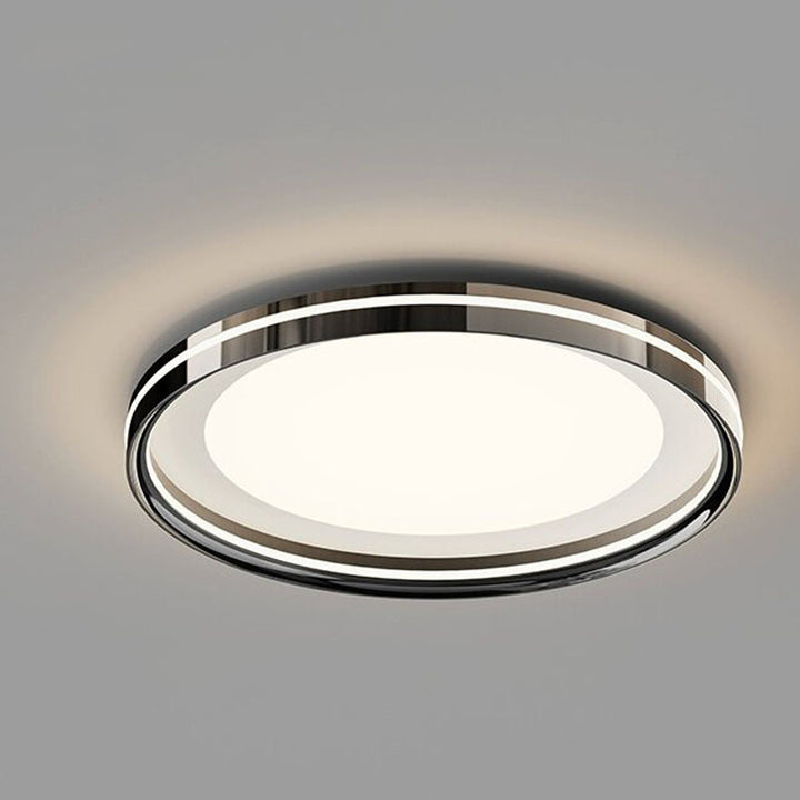 Moderne Minimalistische Runde Quadratische Rechteckige Eisen PVC LED Deckenleuchte für das Schlafzimmer 