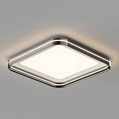 Luz de techo LED empotrada de hierro PVC cuadrada redonda rectangular minimalista moderna para dormitorio 