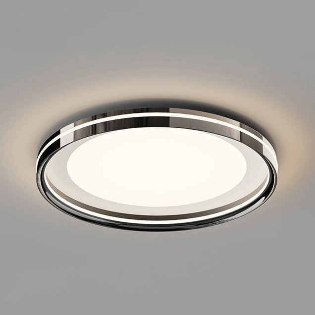 Moderne Minimalistische Runde Quadratische Rechteckige Eisen PVC LED Deckenleuchte für das Schlafzimmer 
