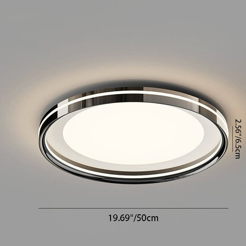 Luz de techo LED empotrada de hierro PVC cuadrada redonda rectangular minimalista moderna para dormitorio 