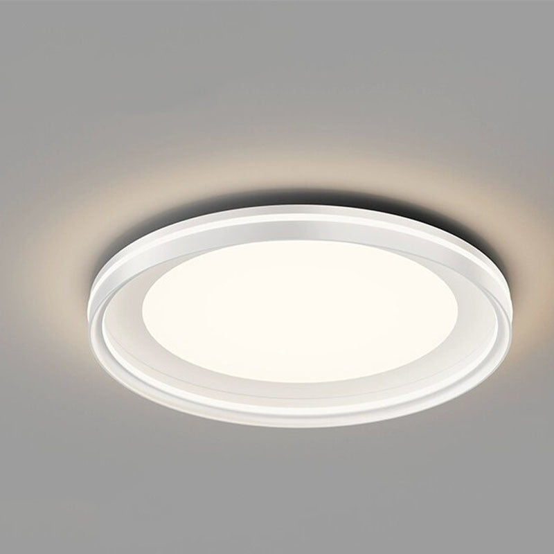 Luz de techo LED empotrada de hierro PVC cuadrada redonda rectangular minimalista moderna para dormitorio 
