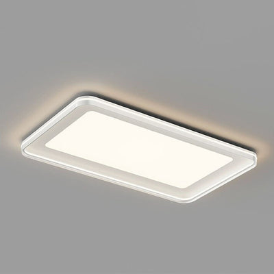 Luz de techo LED empotrada de hierro PVC cuadrada redonda rectangular minimalista moderna para dormitorio 