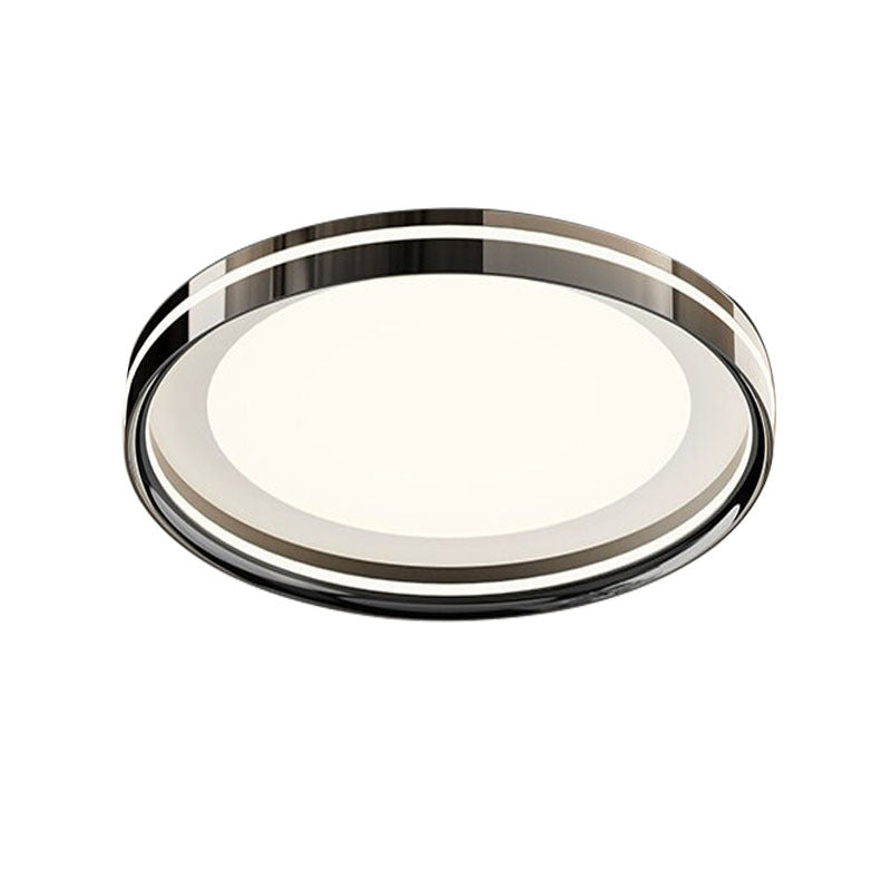 Moderne Minimalistische Runde Quadratische Rechteckige Eisen PVC LED Deckenleuchte für das Schlafzimmer 