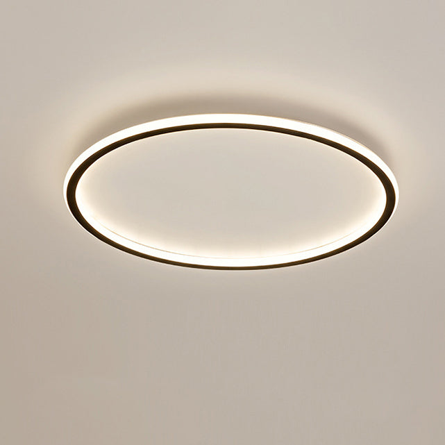 ضوء السقف LED المثبت بتصميم حديث بسيط مستدير من الحديد والألمنيوم والأكريليك لغرفة النوم 