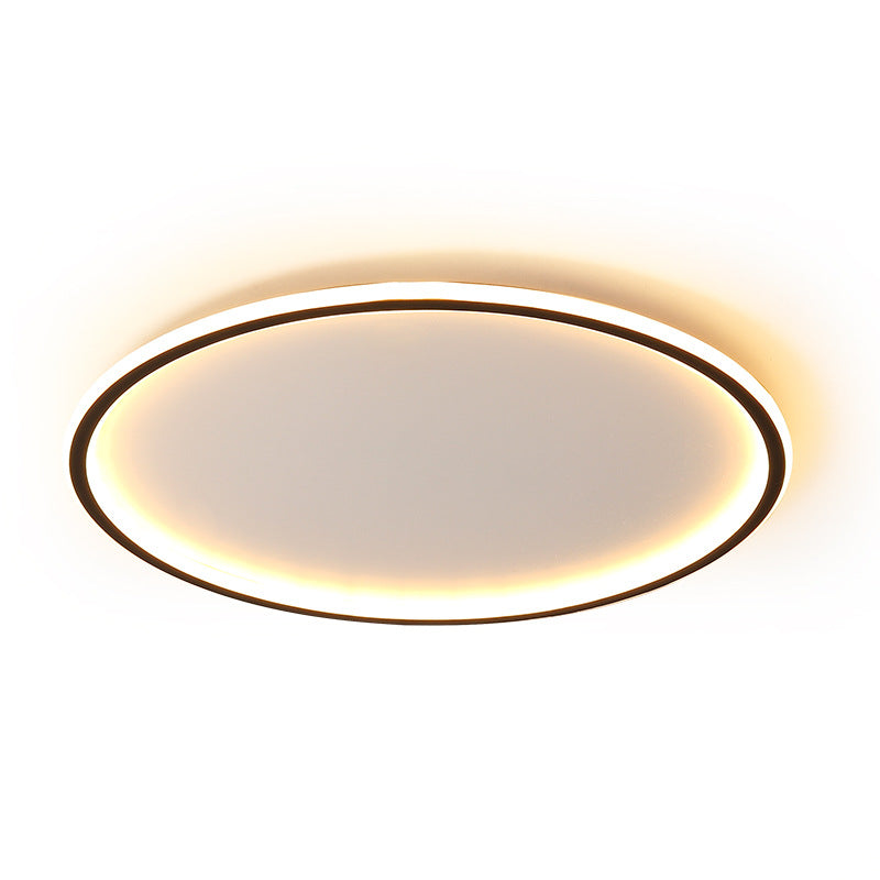 ضوء السقف LED المثبت بتصميم حديث بسيط مستدير من الحديد والألمنيوم والأكريليك لغرفة النوم 