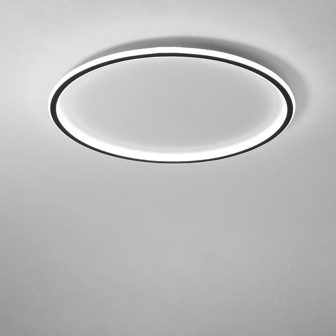 ضوء السقف LED المثبت بتصميم حديث بسيط مستدير من الحديد والألمنيوم والأكريليك لغرفة النوم 