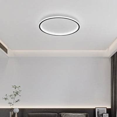 ضوء السقف LED المثبت بتصميم حديث بسيط مستدير من الحديد والألمنيوم والأكريليك لغرفة النوم 