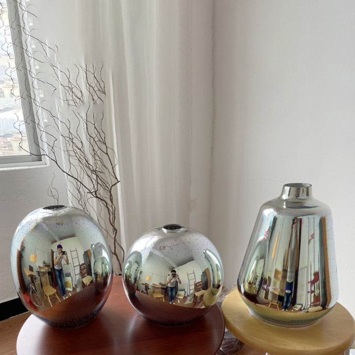 Moderne Art Deco Disco 3D Feuerwerksglas Kugel Eisen 1-Licht Pendelleuchte für Wohnzimmer 