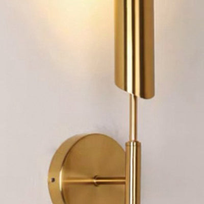 Moderne minimalistische Rohrstreifen-Eisen 1/2-Licht-Wandleuchte für Wohnzimmer 