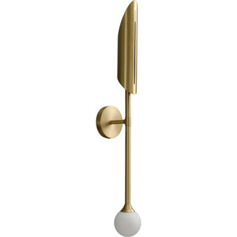 Moderne minimalistische Rohrstreifen-Eisen 1/2-Licht-Wandleuchte für Wohnzimmer 