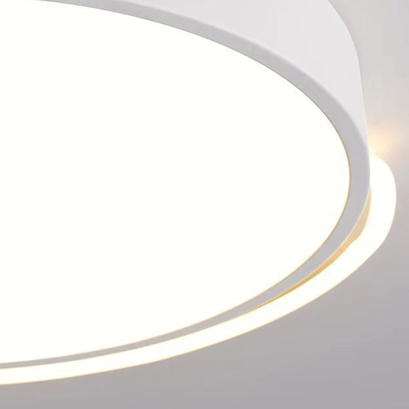 Luz de techo empotrada LED de aluminio y hierro redondo geométrico minimalista moderno para sala de estar 