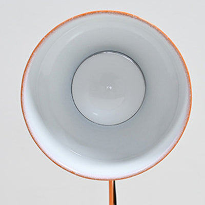 Moderne minimalistische USB-verstellbare Tischlampe aus Eisen mit Kegelform und Fischschwanz-LED für das Schlafzimmer 