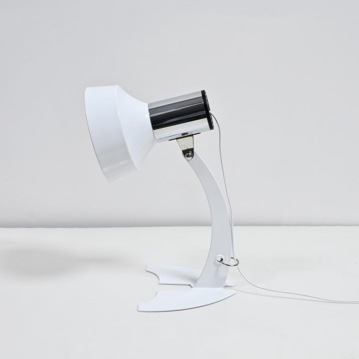 Modern Minimalist USB Adjustable Head Iron Cone Shape Fish Tail LED Table Lamp For Bedroom
