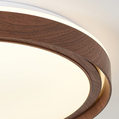 Luz de Techo LED Empotrada Redonda de Hierro y Acrílico Minimalista Moderna para Sala de Estar 