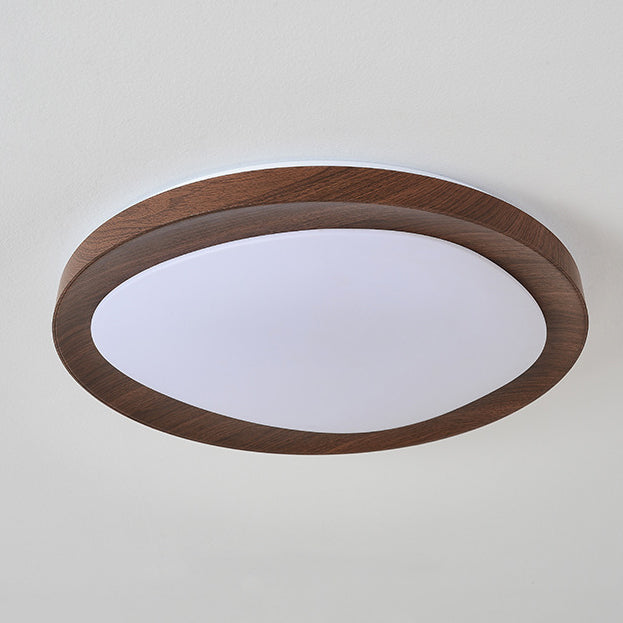 Plafonnier LED rond minimaliste moderne en fer et acrylique pour salon 