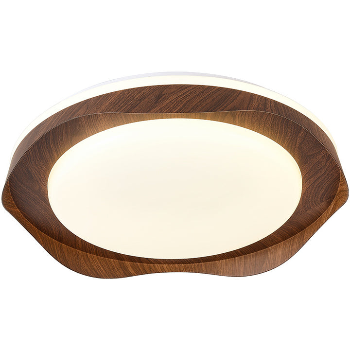Plafonnier LED rond minimaliste moderne en fer et acrylique pour salon 
