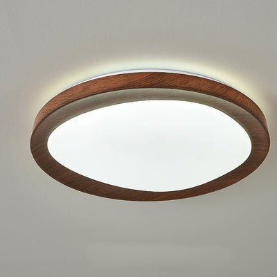 Luz de Techo LED Empotrada Redonda de Hierro y Acrílico Minimalista Moderna para Sala de Estar 