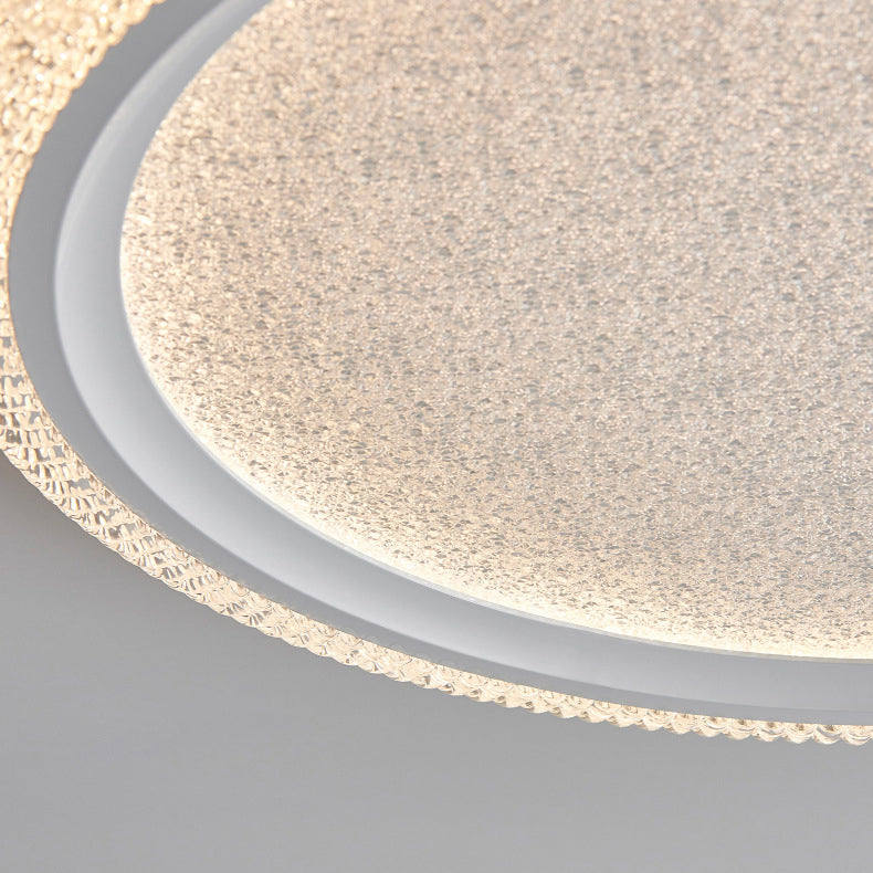 ضوء سقف LED مثبت دافق من الألومنيوم والأكريليك بتصميم فاخر حديث دائري لأجل غرفة المعيشة 