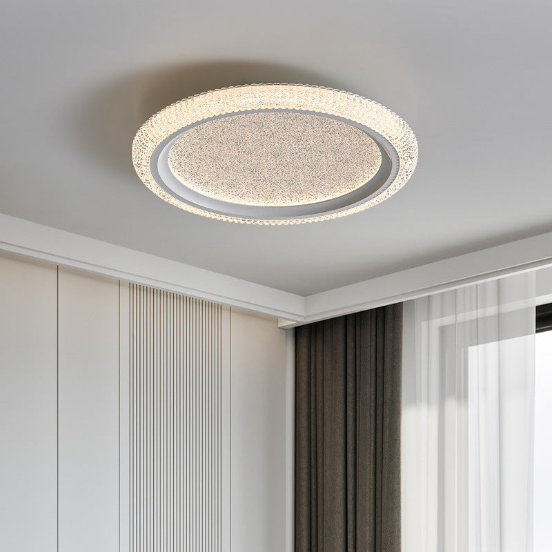 ضوء سقف LED مثبت دافق من الألومنيوم والأكريليك بتصميم فاخر حديث دائري لأجل غرفة المعيشة 