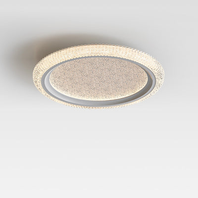 ضوء سقف LED مثبت دافق من الألومنيوم والأكريليك بتصميم فاخر حديث دائري لأجل غرفة المعيشة 