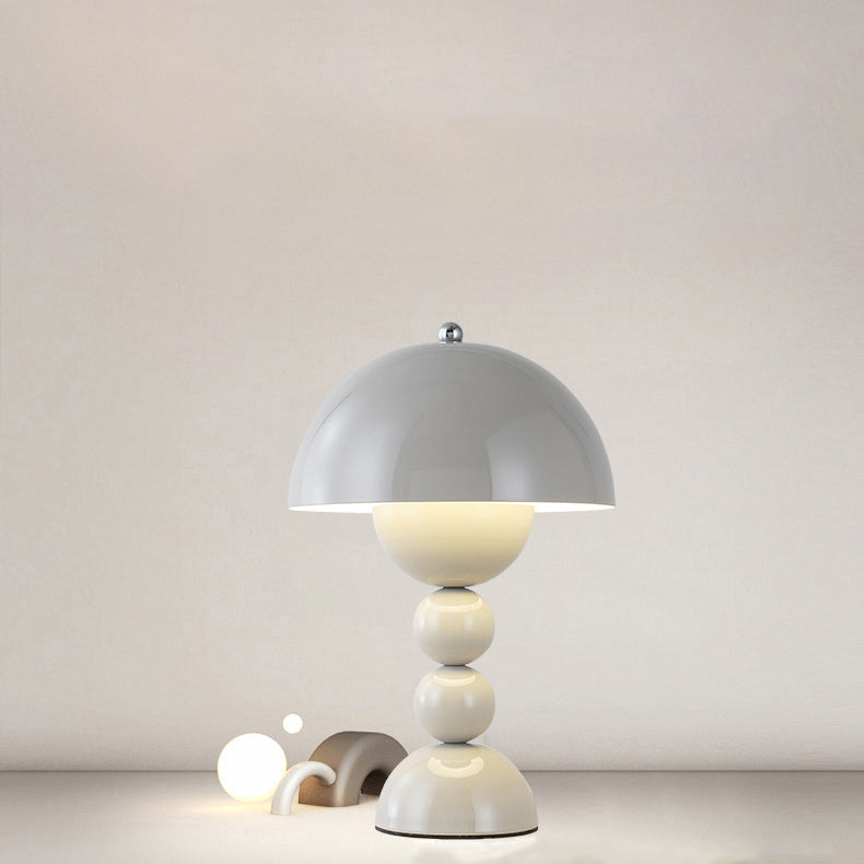 Contemporary Nordic Flower Bud Iron 1-Light Table Lamp For Bedroom