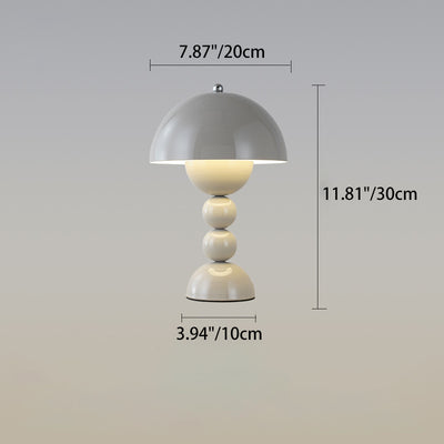 Contemporary Nordic Flower Bud Iron 1-Light Table Lamp For Bedroom