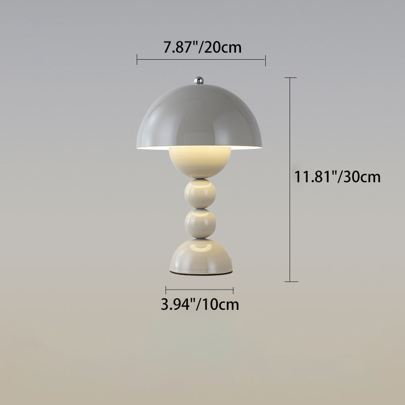 Contemporary Nordic Flower Bud Iron 1-Light Table Lamp For Bedroom
