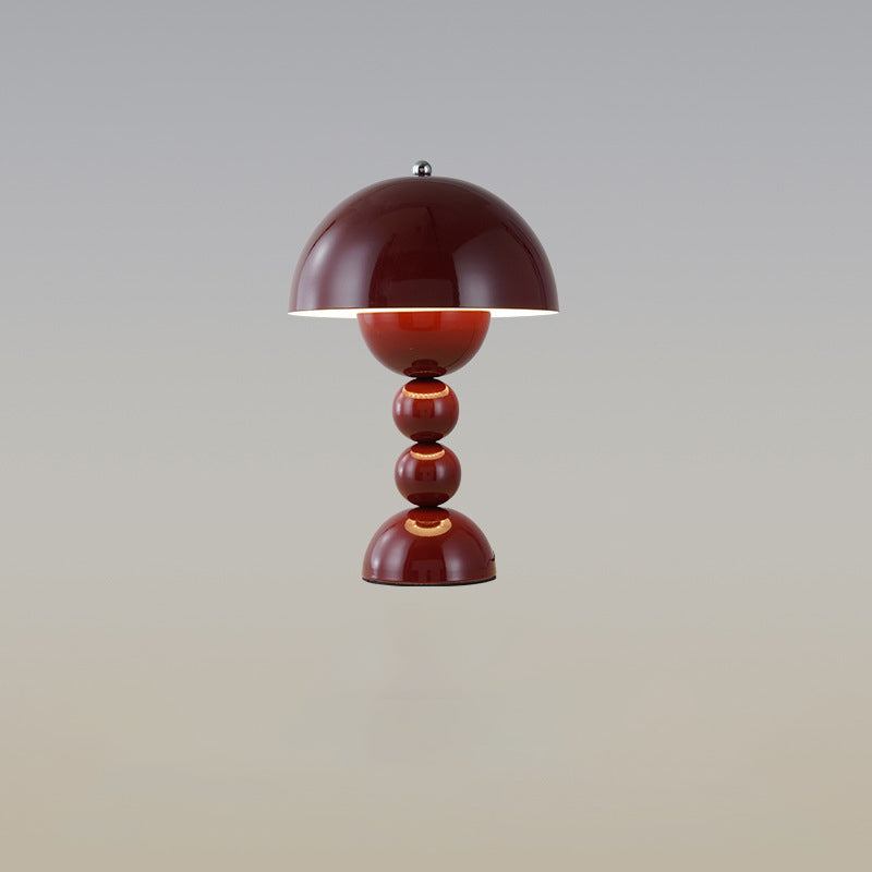 Contemporary Nordic Flower Bud Iron 1-Light Table Lamp For Bedroom