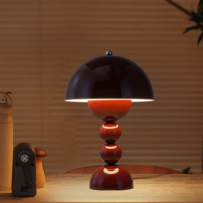 Contemporary Nordic Flower Bud Iron 1-Light Table Lamp For Bedroom
