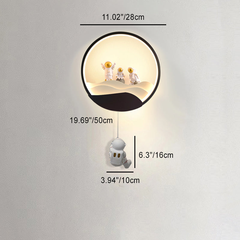 Lampe murale LED en aluminium avec résine de silicone pour chambre d&