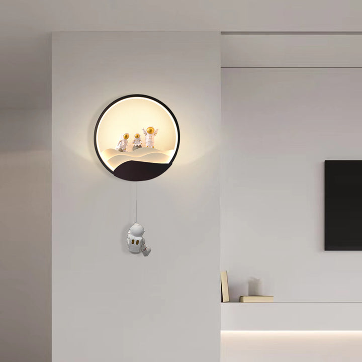Lampe murale LED en aluminium avec résine de silicone pour chambre d&