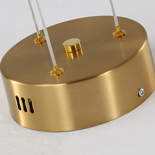Zeitgenössischer kreativer langer Streifen, der Zweige kreuzt, Hardware-Acryl-LED-Kronleuchter für das Esszimmer 