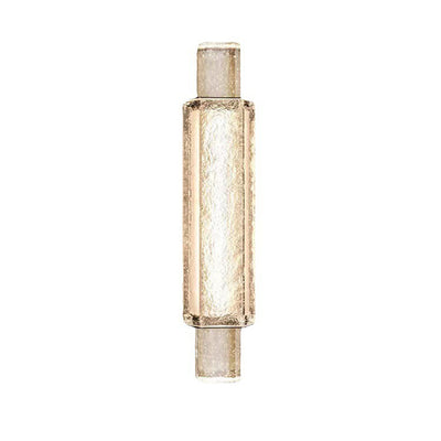 Lámpara de Aplique de Pared LED de Cilindro de Burbuja de Hierro y Vidrio de Lujo Moderno para Dormitorio 